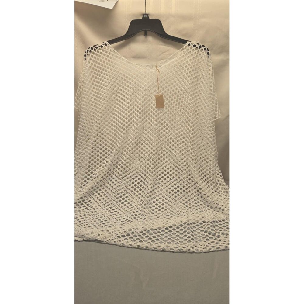 Bijorca Women's Swimming Sheer Cover White